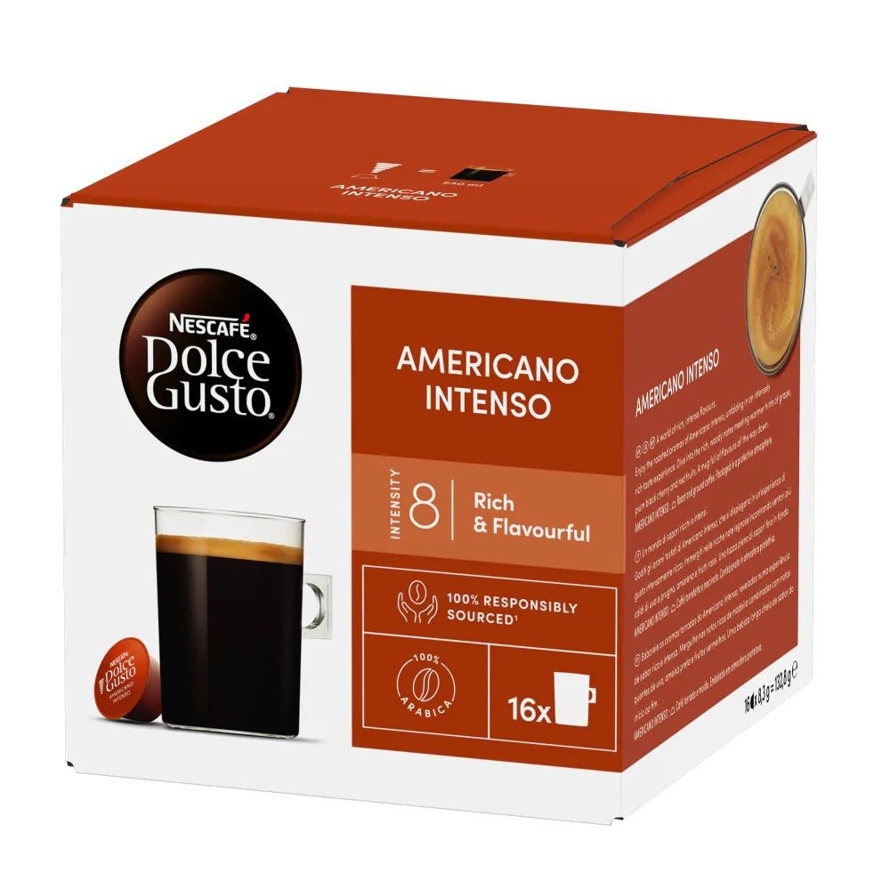 Americano Intenso-אמריקנו אינטנסו – קפסולות NESCAFÉ Dolce Gusto מקוריות - EspressoTimе