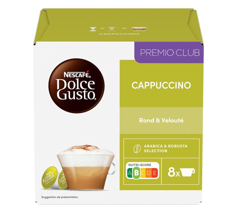 Cappuccino-קפוצ'ינו – קפסולות NESCAFÉ Dolce Gusto מקוריות - EspressoTimе