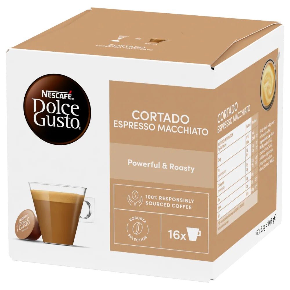 Cortado Espresso Macchiato-קורטדו – קפסולות NESCAFÉ Dolce Gusto מקוריות - EspressoTimе
