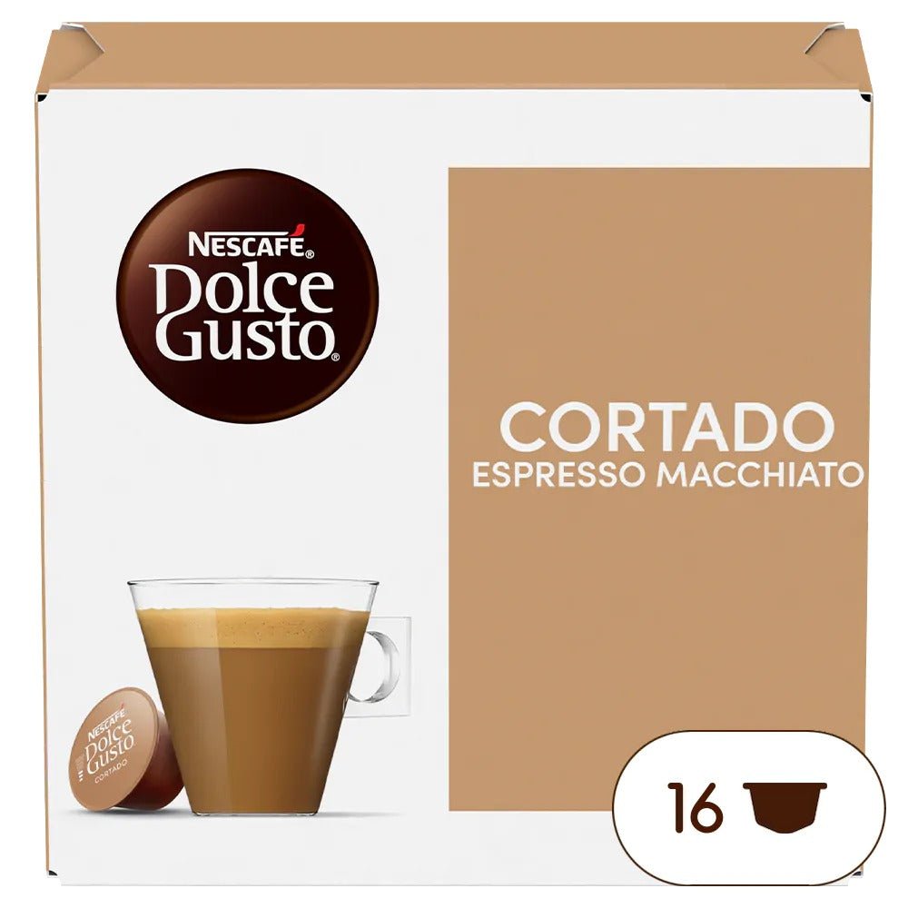 Cortado Espresso Macchiato-קורטדו – קפסולות NESCAFÉ Dolce Gusto מקוריות - EspressoTimе