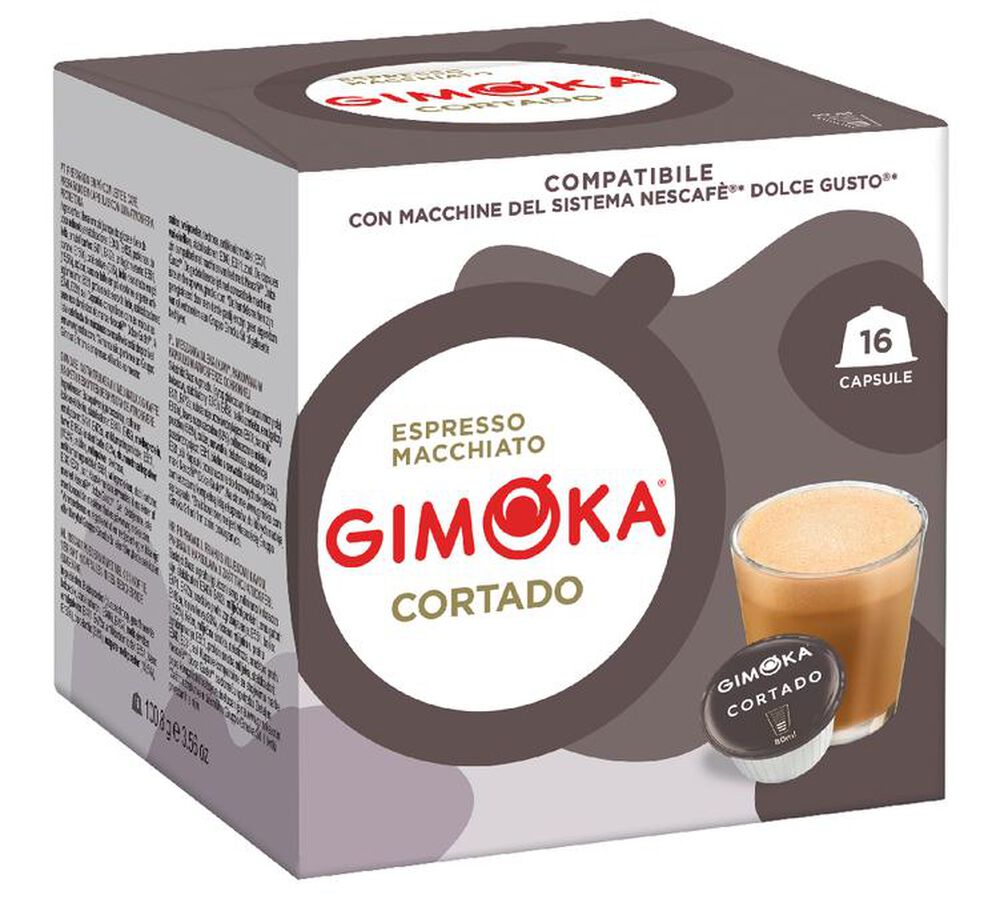 Cortado-קורטדו Gimoka – קפסולות מתאימות למכונות דולצ'ה גוסטו - EspressoTimе