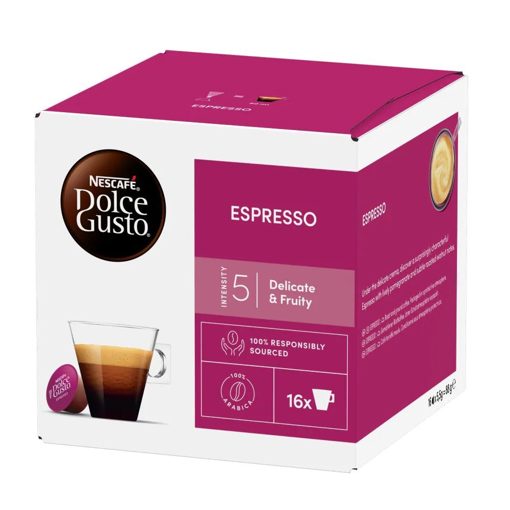 Espresso-אספרסו – קפסולות NESCAFÉ Dolce Gusto מקוריות - EspressoTimе
