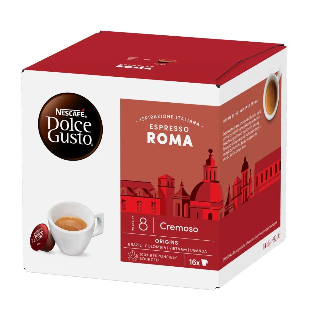 Espresso Roma-אספרסו רומא – קפסולות NESCAFÉ Dolce Gusto מקוריות - EspressoTimе