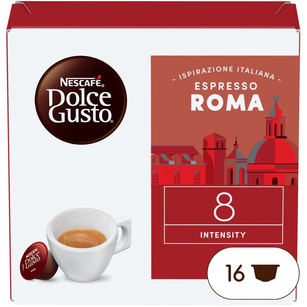 Espresso Roma-אספרסו רומא – קפסולות NESCAFÉ Dolce Gusto מקוריות - EspressoTimе