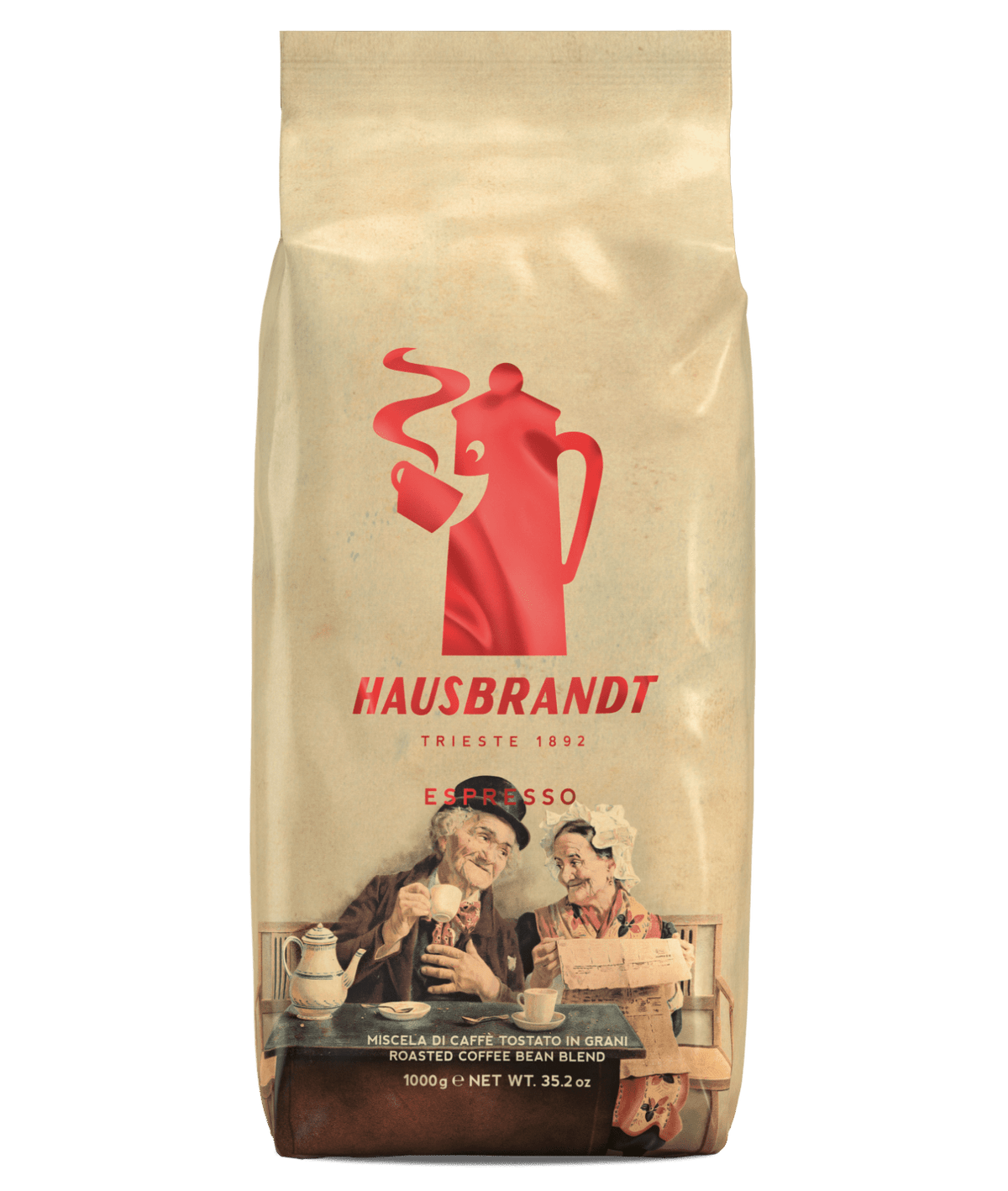 Hausbrandt Espresso פולי קפה 1 ק"ג - EspressoTimе