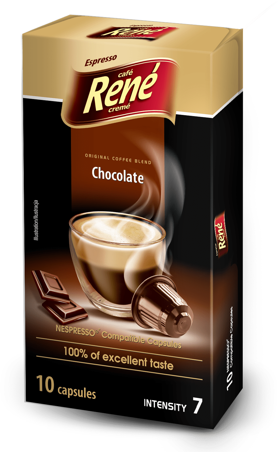 Cafe Rene Chcolade קפסולת קפה שוקולד - EspressoTimе