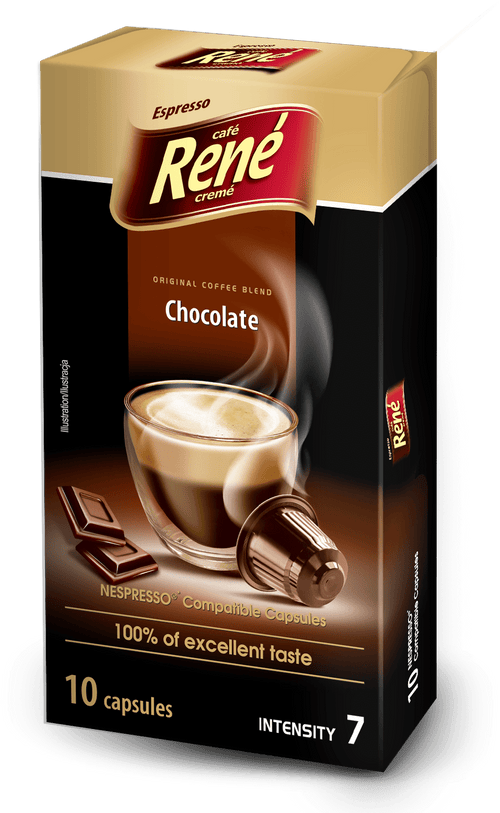 Cafe Rene Chcolade קפסולת קפה שוקולד - EspressoTimе